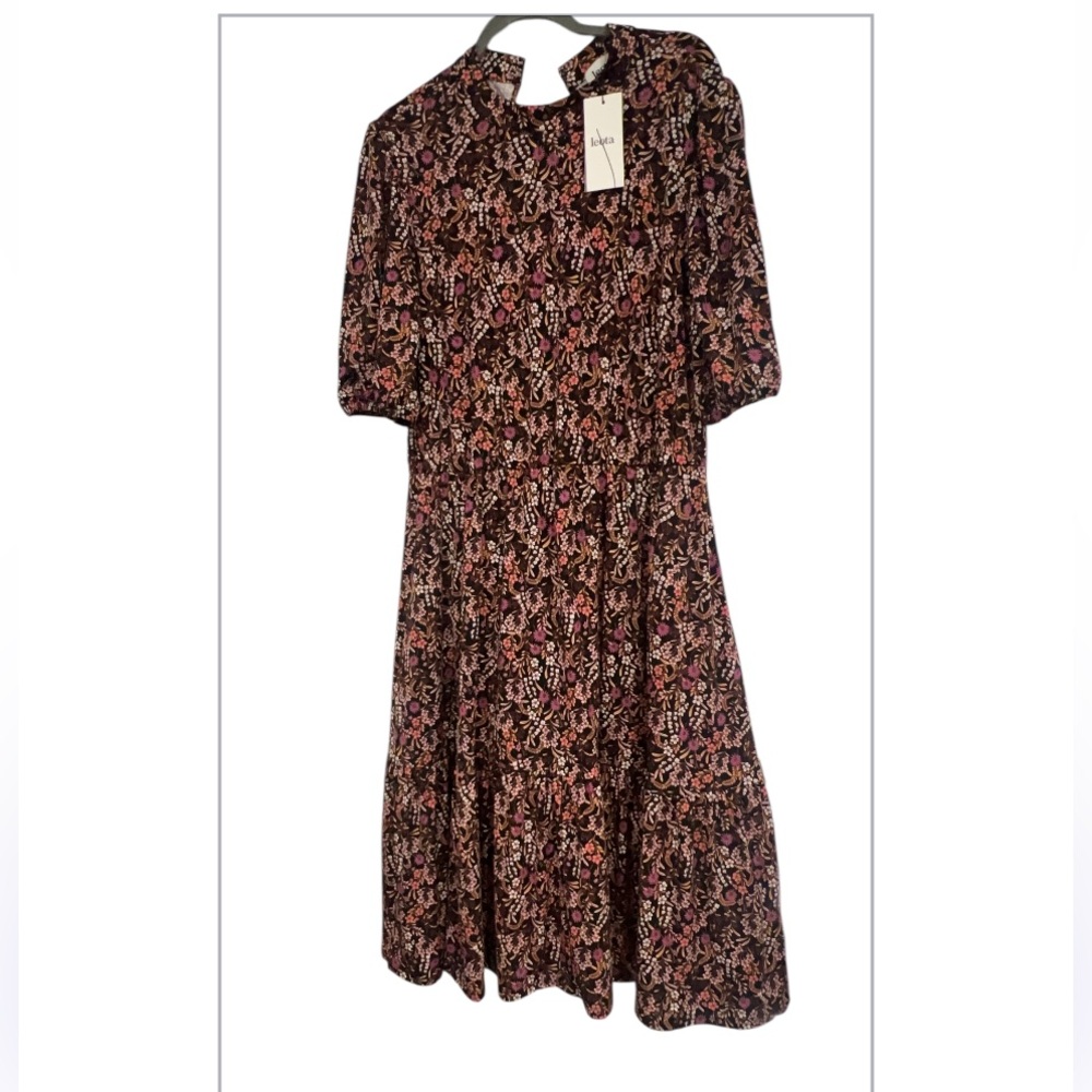 Leota Multicolor Floral Midi Dress